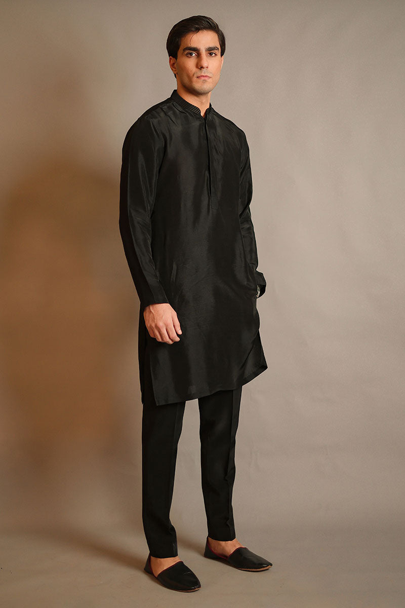 Black Rawsilk