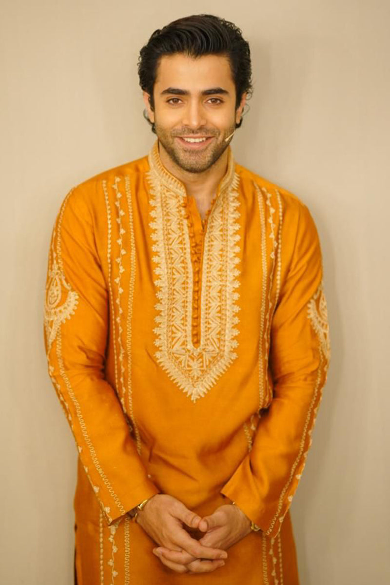 Marigold kurta and pants