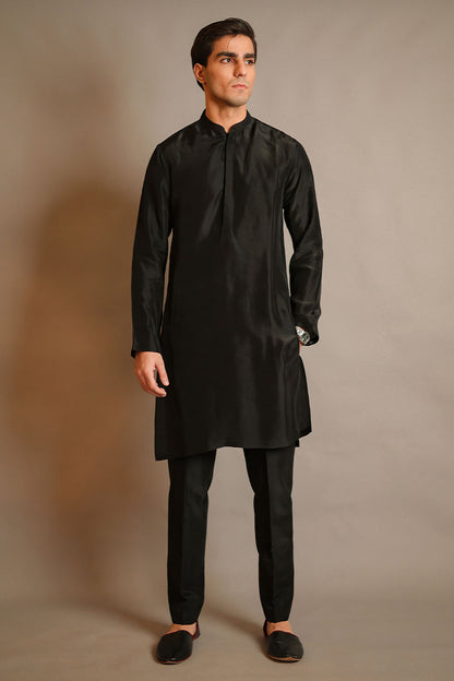 Black Rawsilk