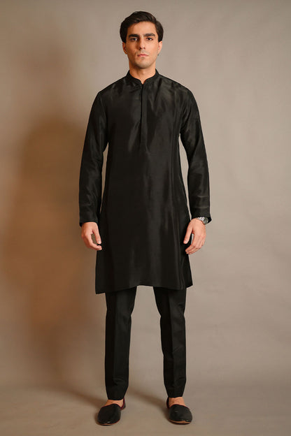 Black Rawsilk