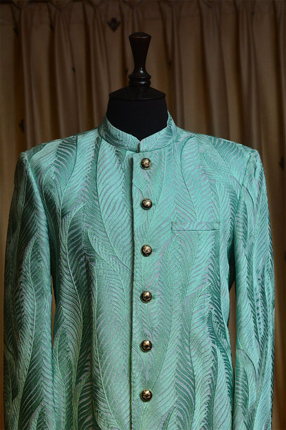 Feather Tile  Sherwani