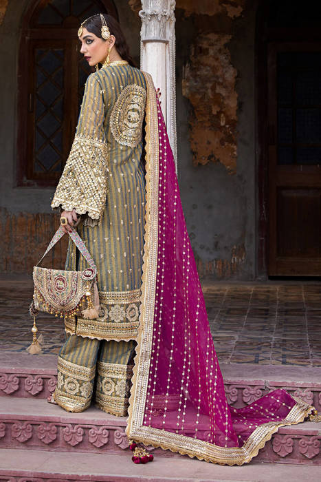 Rs 5950 Sahiba Stitched Emb 3pc ~ [Chest 22] [Length 35] LARGE main image 0