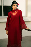 Picture of Cherry Red with Dupatta