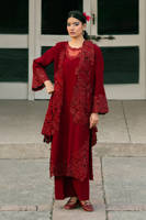 Picture of Cherry Red with Dupatta